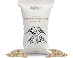 Gepelde zonnebloempitten 5 kg voor vogels - Natuurlijke vogelvoeding