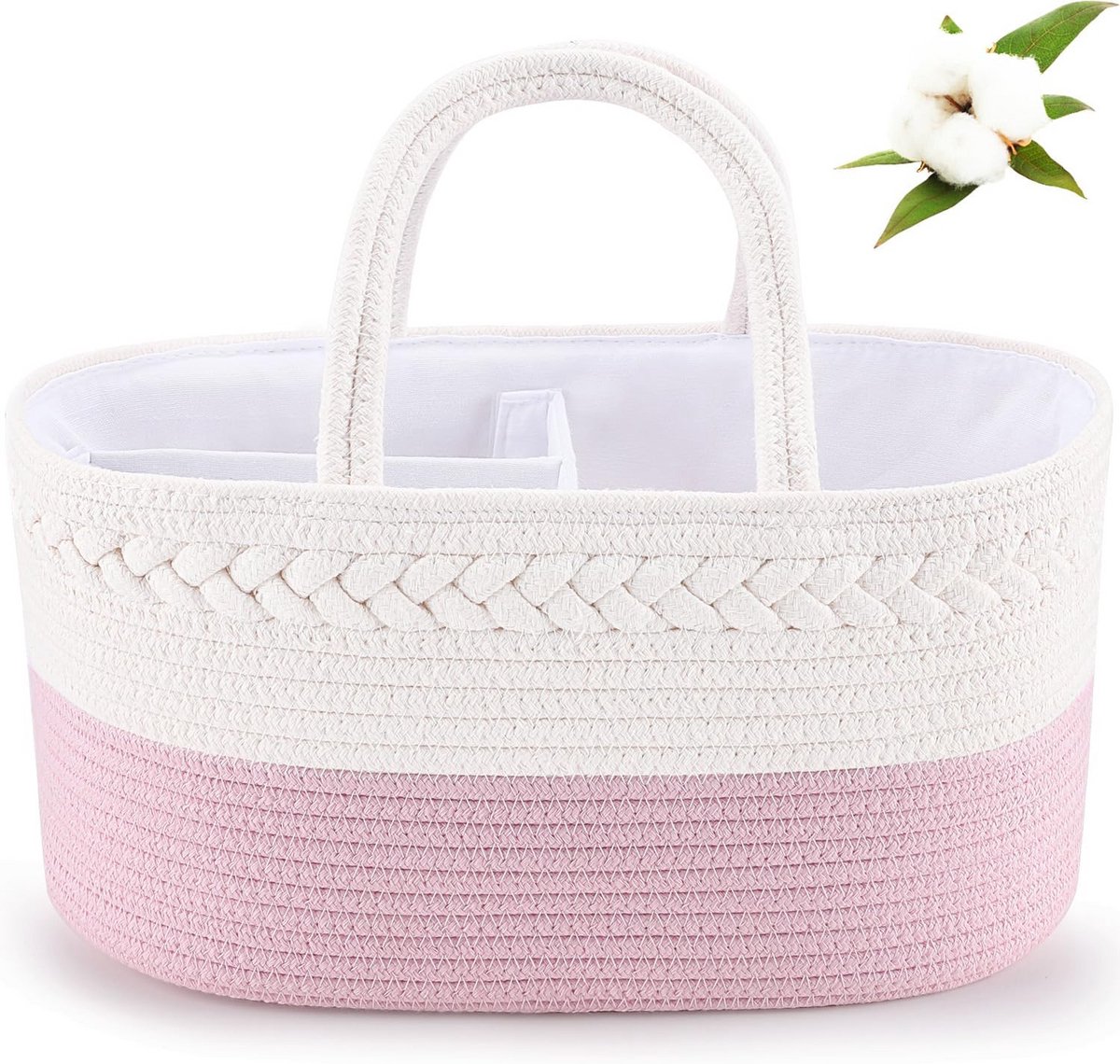 Luier Caddy voor Baby - Opbergbak voor Kinderkamer en Auto Organizer