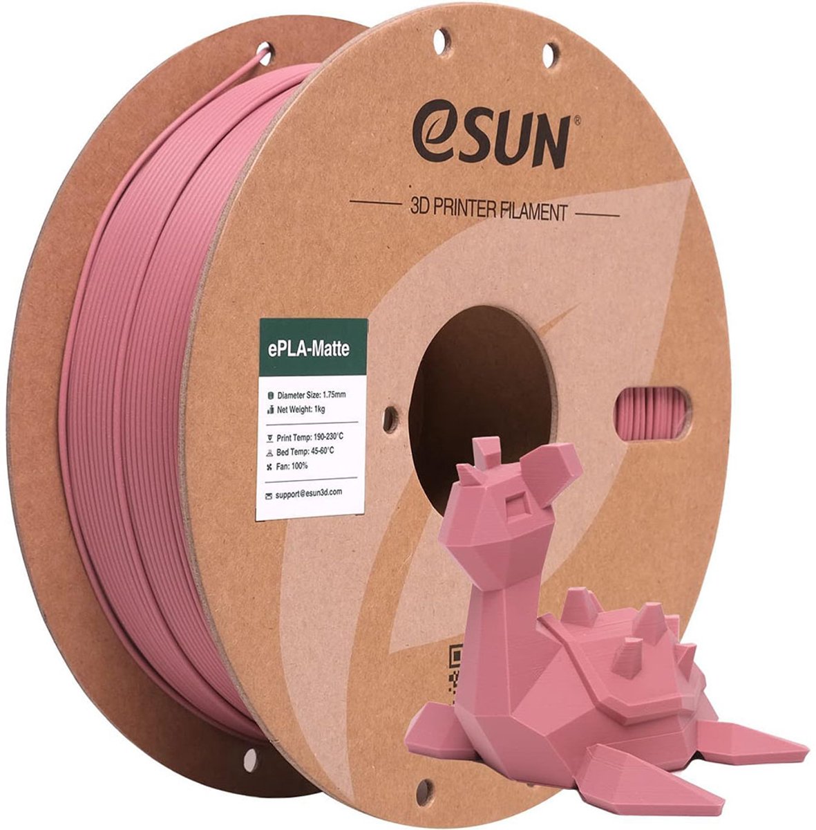 eSun ePLA-Matte Morandi paars mat / Morandi purple 1kg - 1.75mm - 3D printer filament