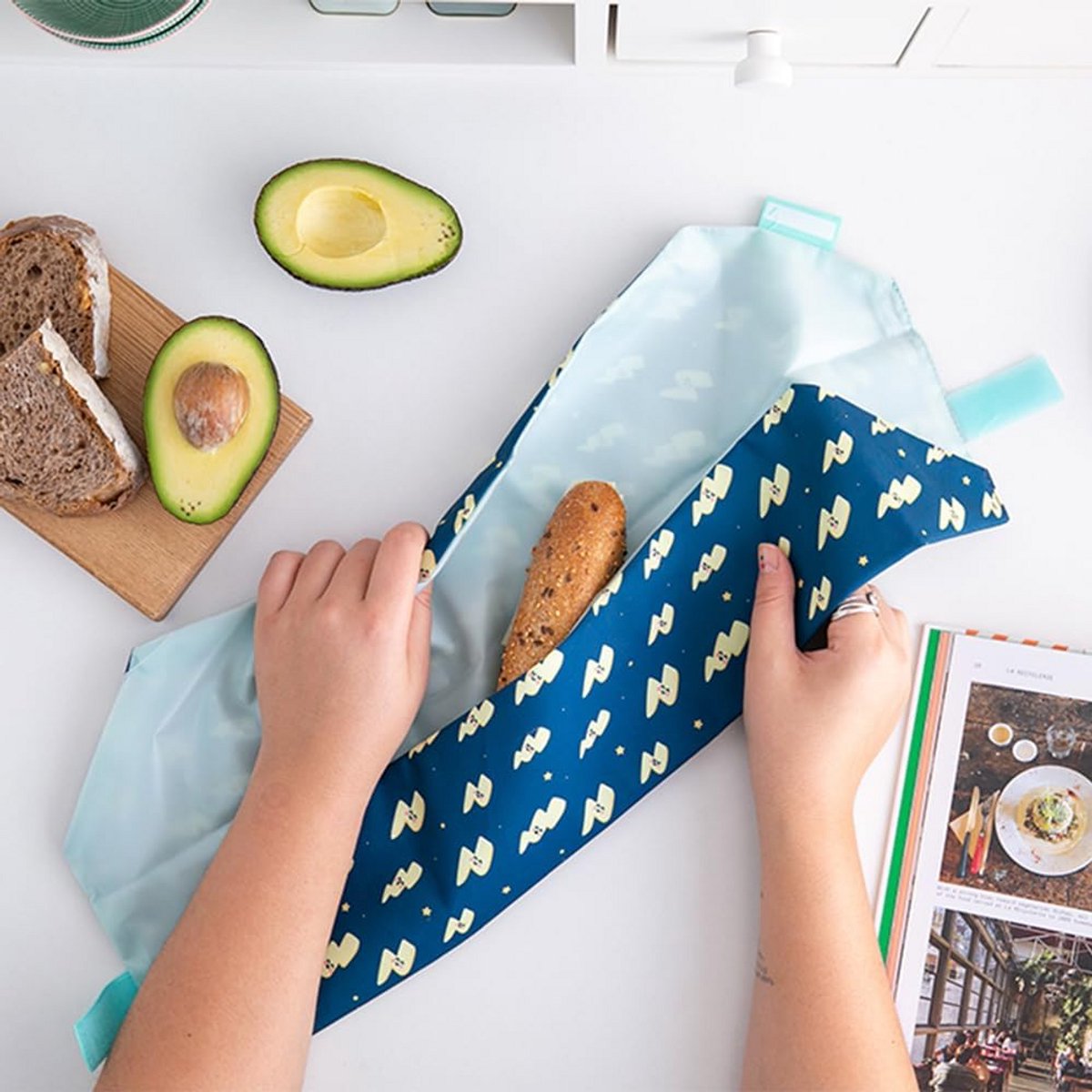 Herbruikbare Lunchtas voor Broodjes en Snacks - Eco-Friendly en BPA-Vrij