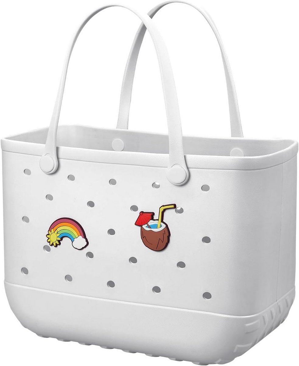 Grote wasbare strandtote tas voor dames - Perfect voor strand, zwembad en sport