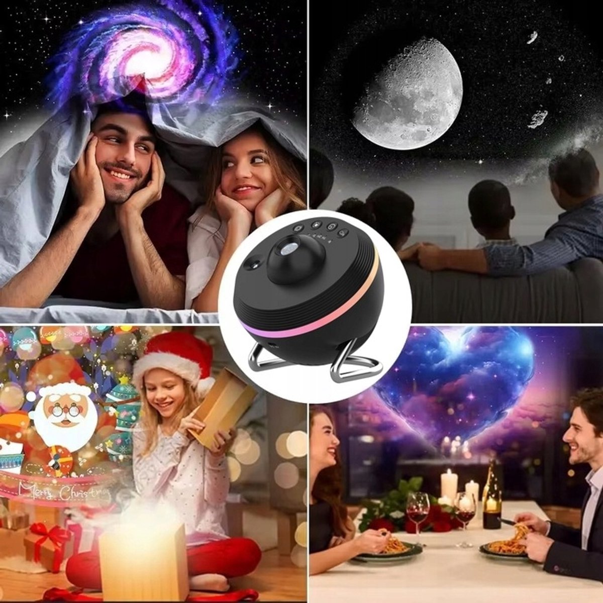 Planetarium Projector - 4K Sterrenhemel Projectie met 13 Schijven (Inclusief Meteoren) - Sfeervolle Nachtlamp voor Slaapkamer en Woonkamer – foto 8