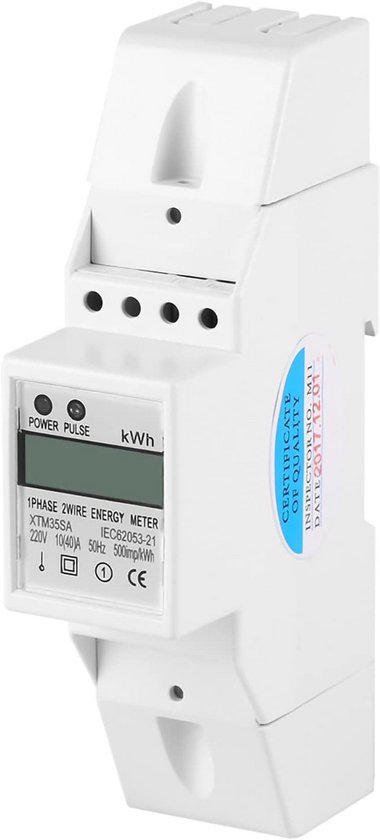 Medidor De Kwh 220v 10 40 A Trilho Din 2p Digital De 1 Fase, | MercadoLivre