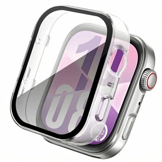 Screen protector - Geschikt voor Huawei Watch Fit 4 - Full Cover Hard Case / Beschermend Hoesje - Transparant