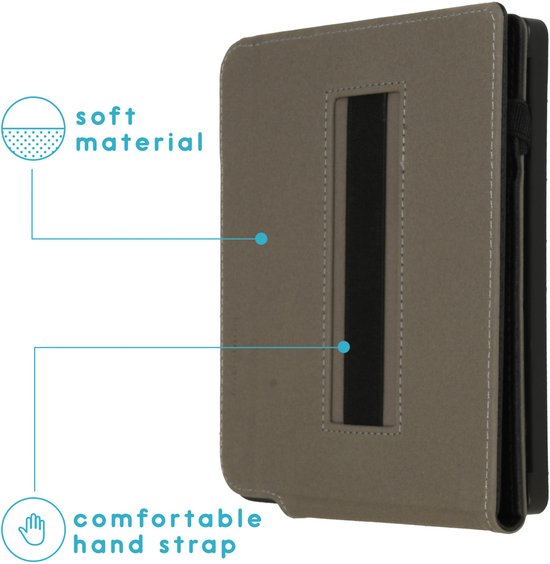Hoesje geschikt voor Kobo Libra 2 E-reader - iMoshion Stand Flipcase - Ook geschikt voor Tolino Vision 6 - Zwart van Hoesje  — afbeelding 5