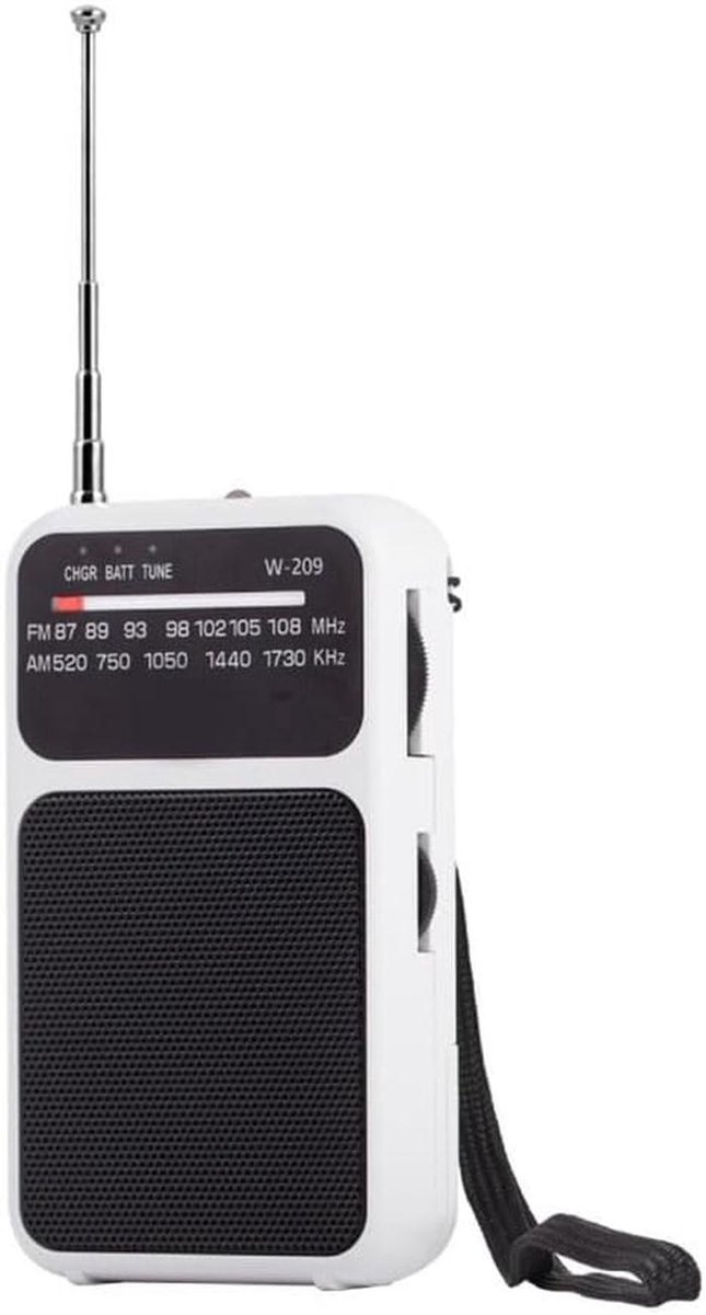 Draagbare Digitale Radio voor Ouderen - Compact en Eenvoudig in Gebruik