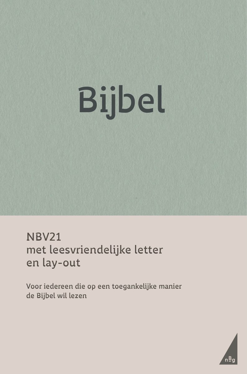 Omslag van NBV21 Dyslexievriendelijke editie