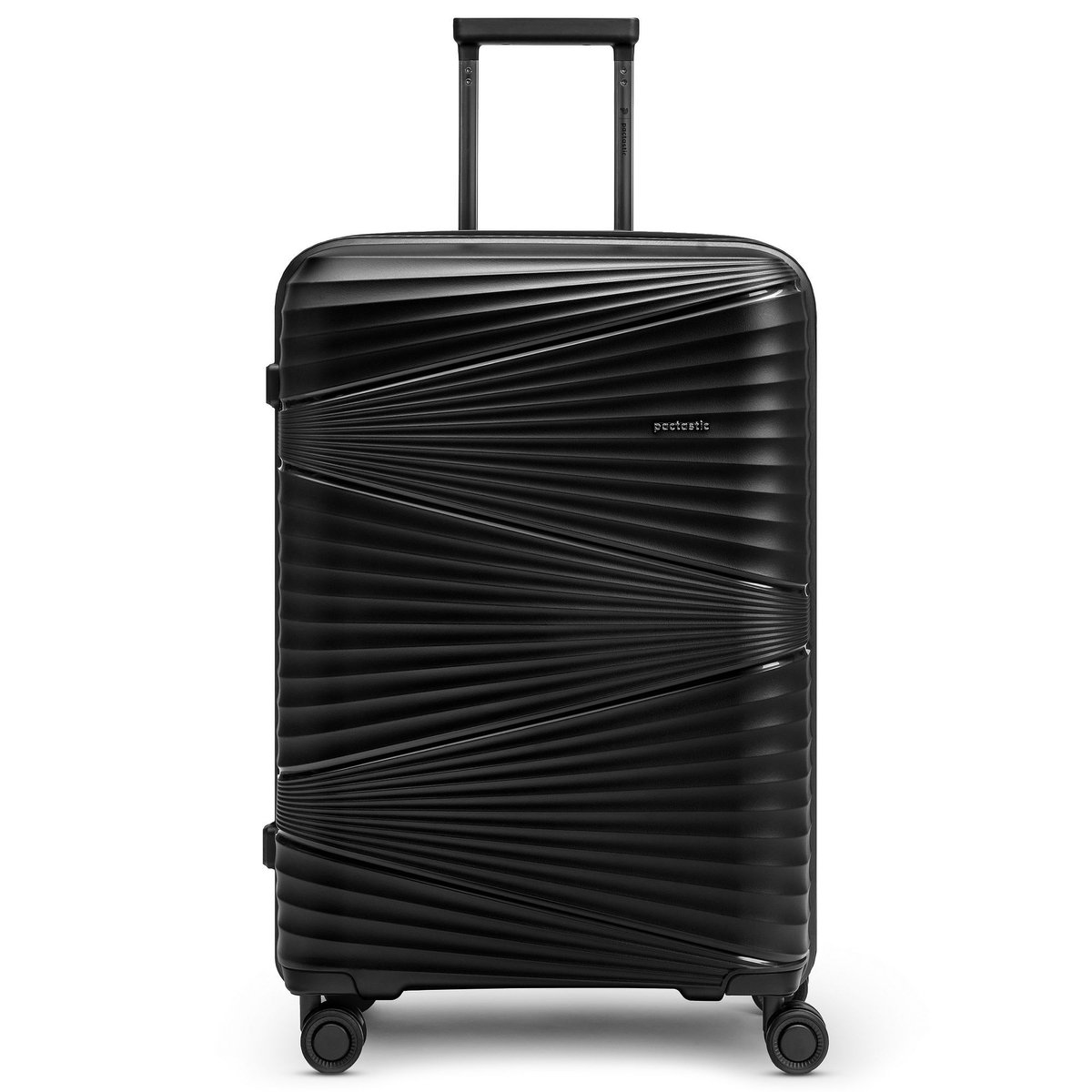 Pactastic Collection 02 THE MEDIUM 4 wielen Trolley 67 cm - Harde bagage - TSA slot - black metallic