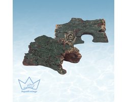 AquaKonings - Aquarium decoratie - Ornamenten - Stronk set- Set 2 stuks - 5x4x2.5