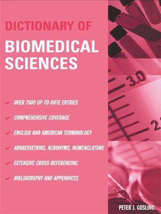 Dictionary of Biomedical Science - cover