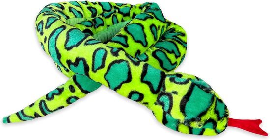 Pluche knuffel kameleon van ongeveer 13 cm - speelgoed knuffelbeesten - speelgoed online kopen