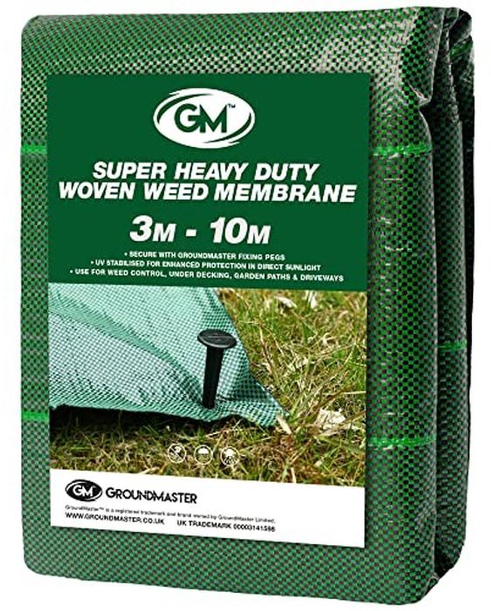 Super Heavy Duty Onkruidbestrijdingsstof - Extra Sterke Tuin Bedekking voor Oprit en Bloembedden (3m x 10m)
