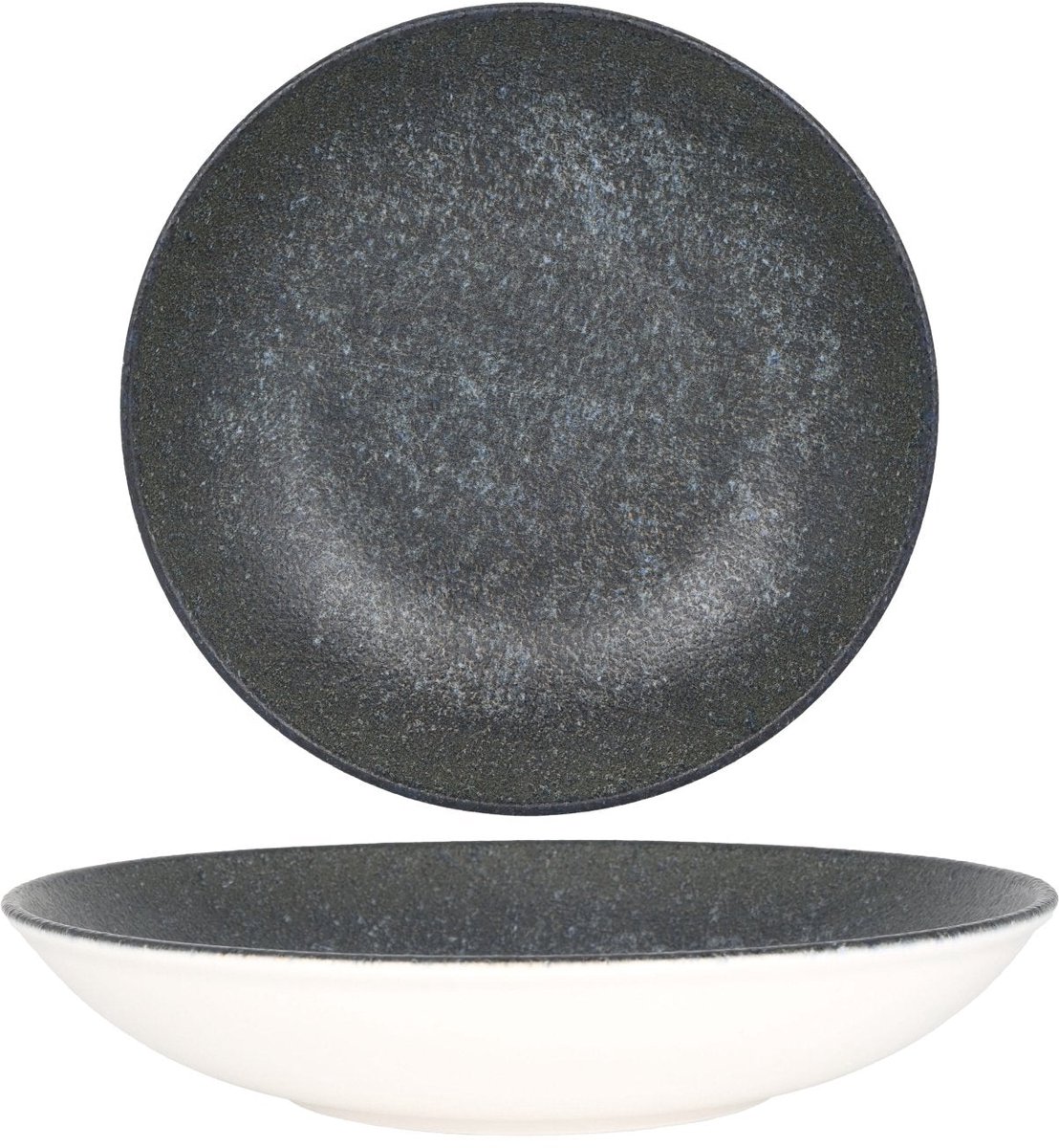 Bonna Diepbord - Mega - Porselein - 25 cm (1300cc) - set van 6