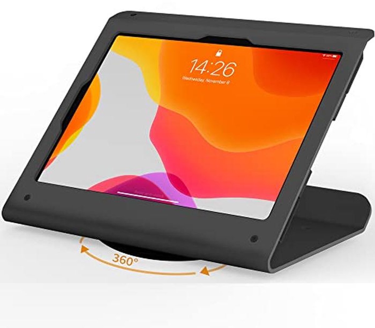 iPad Stand 10.9 inch - Zwart - 360° Rotatable Kiosk Tablet Houder