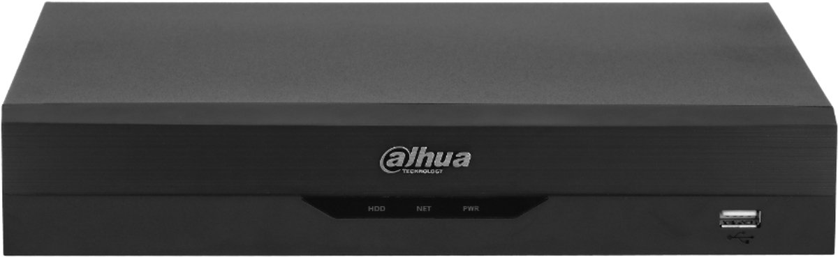 Dahua XVR5104HS-4KL-I3 DVR recorder met BNC ingangen en coax telemetrie