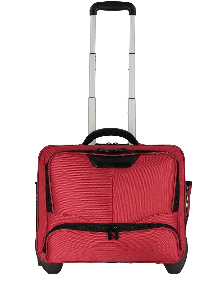 Dermata Business Laptop Trolley Nylon 3456NY Rood