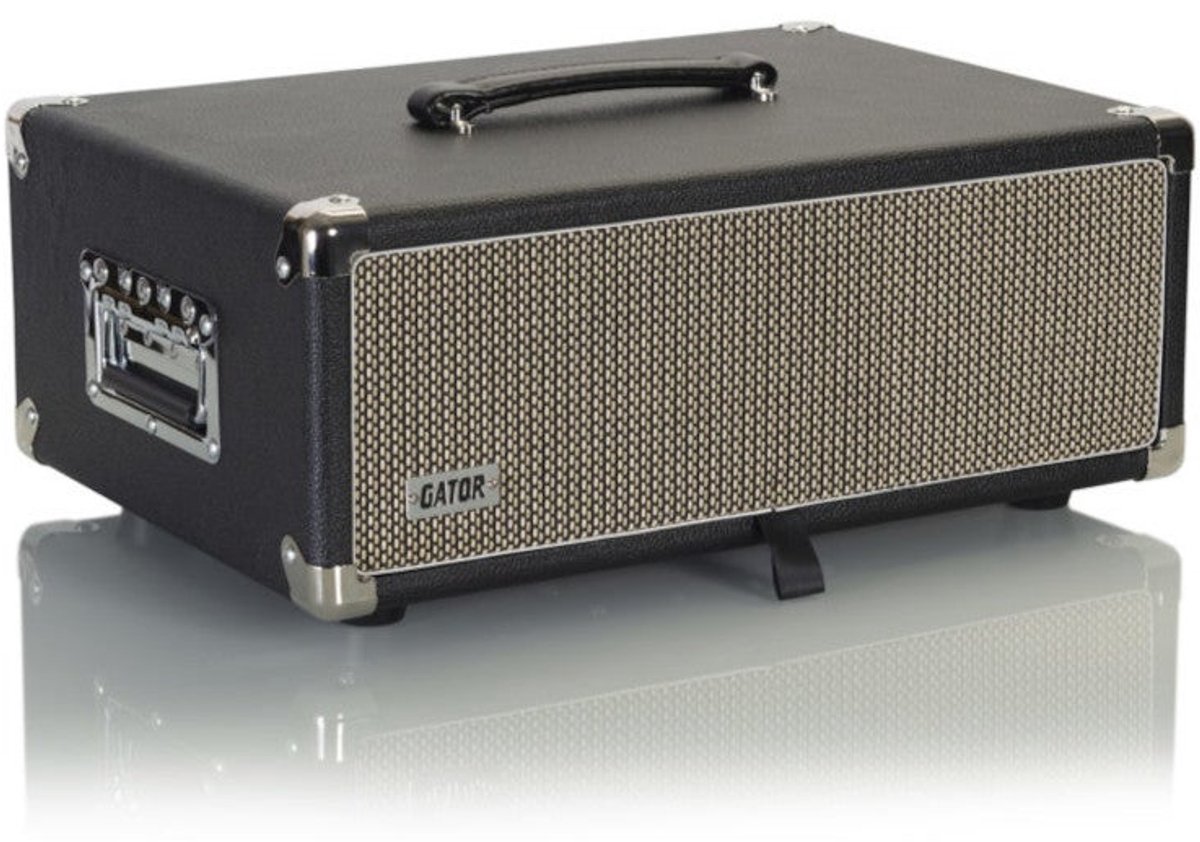 Gator Cases GR-RETRORACK-3BK Retro Rack Vintage Amp Vibe Rack Case 3U Black