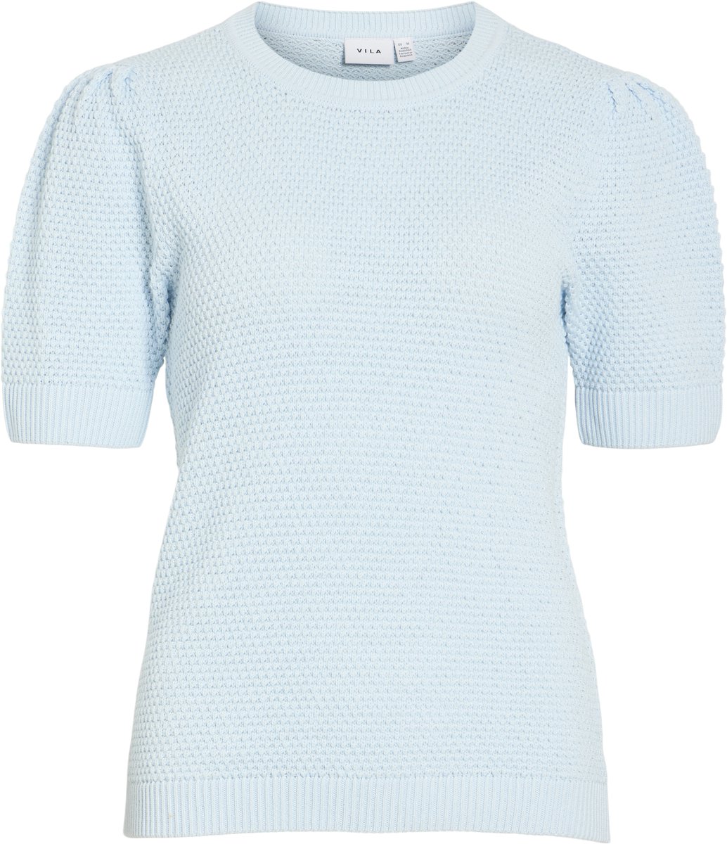 VILA - VIDALO O-NECK S/S KNIT TOP - NOOS Dames T-shirt