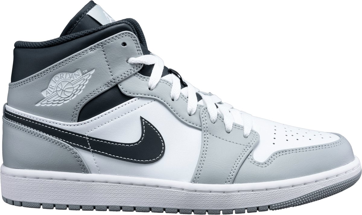Air Jordan 1 Mid Light Smoke Grey Anthracite | bol.com