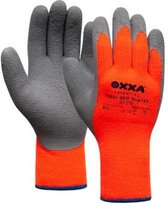 Maxx Grip winter foam handschoen oranje/grijs, 1paar, maat 9