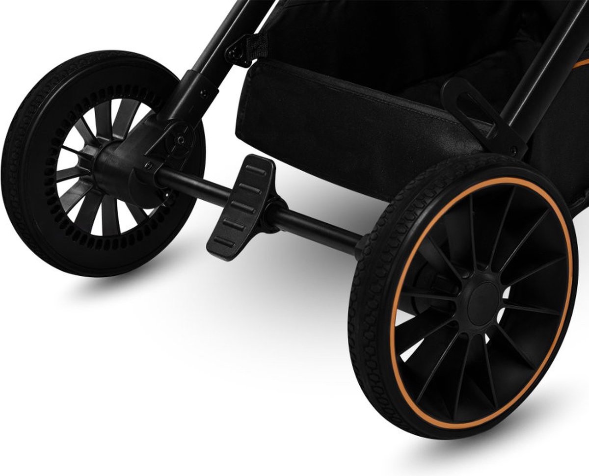Lionelo Riya Kinderwagen 2 in 1 Opvouwbaar met XXL Zonnekap - afbeelding 2