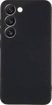 Hoesje Geschikt Voor Samsung Galaxy S23 TPU hoesje – soft silicone Backcover - Zwart