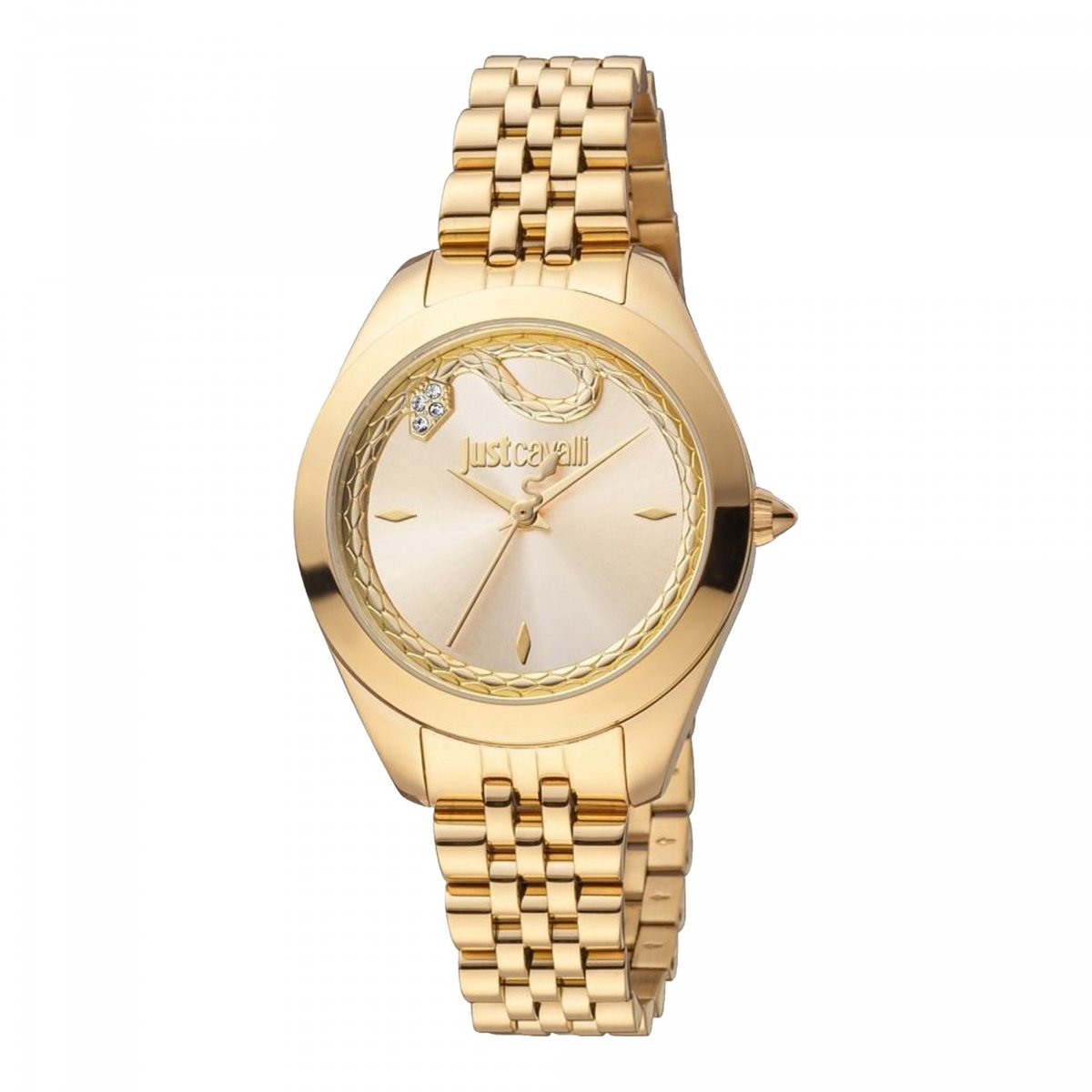 Just Cavalli JC1L210M0265 horloge vrouw - Roestvrij Staal - goud