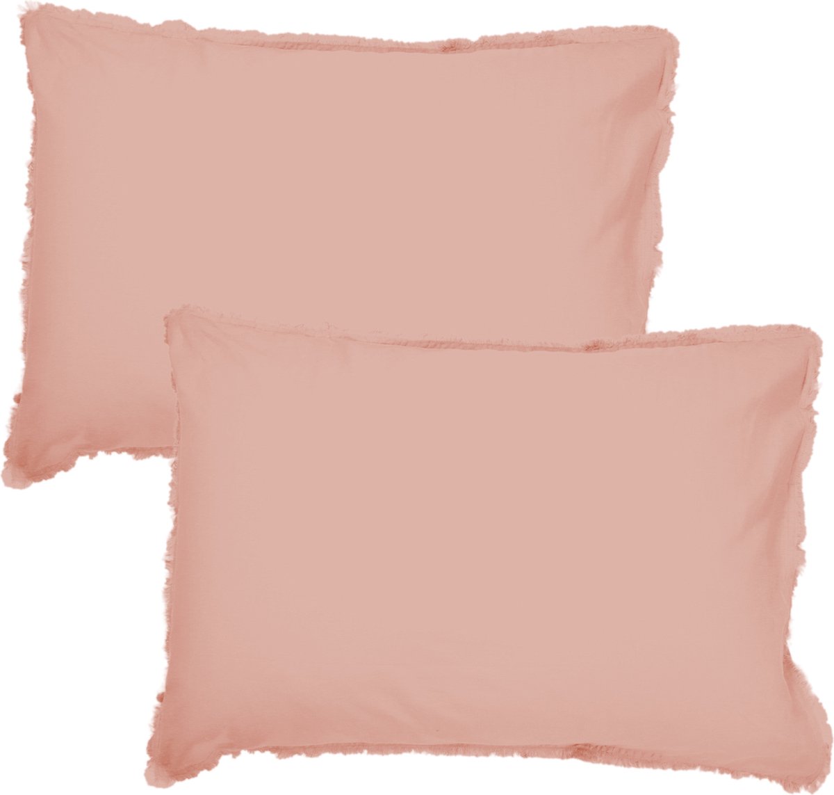 Matt & Rose Set Kussenslopen Nude - 50 x 70 cm - Gewassen Katoen