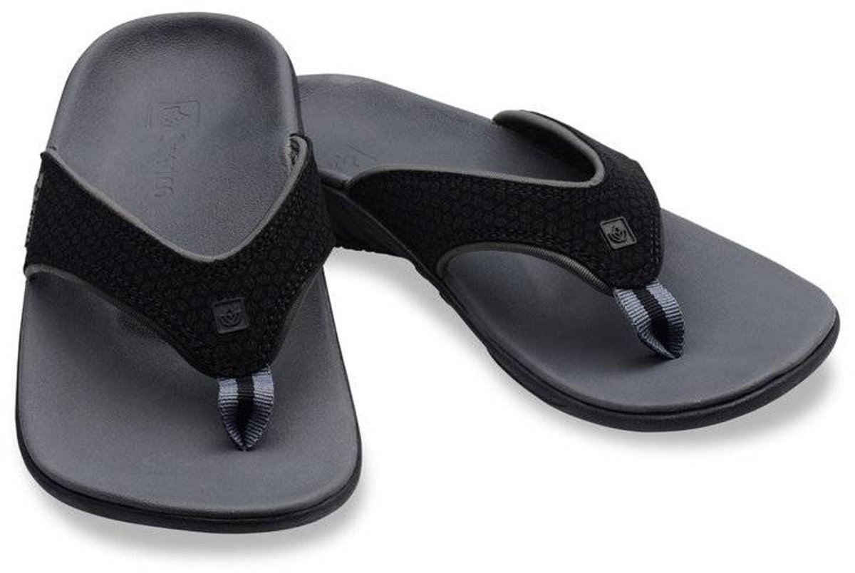 Spenco - Slippers Yumi - Zwart - Schoenmaat: Heren: 41.5 (26.5 cm)