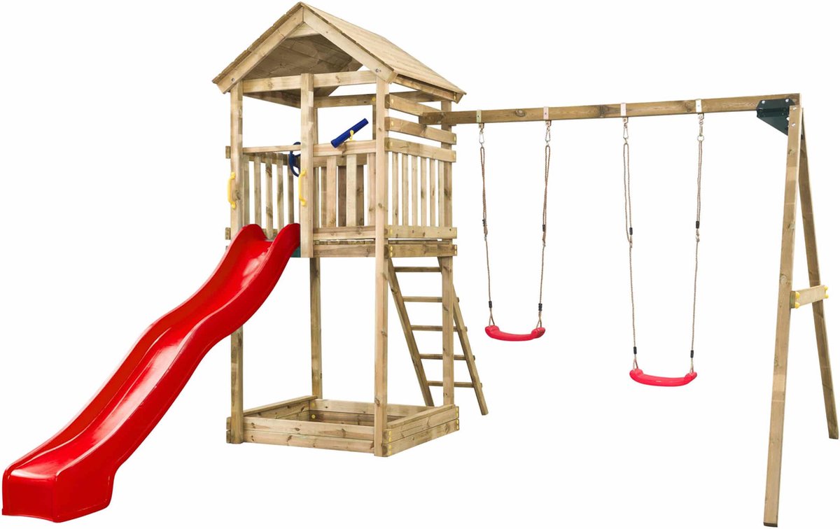 Swing King Daan - Speeltoestel - Rood