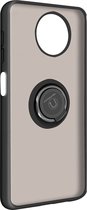 Geschikt voor Xiaomi Redmi Note 9T 5G Bi-materiaal Case Ring Video-Ondersteuning zwart