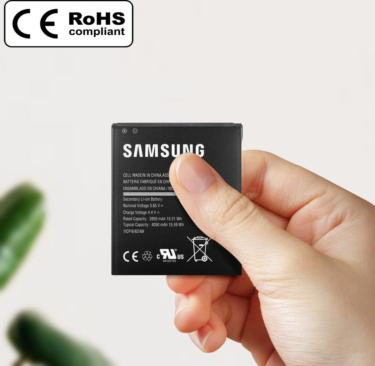 Batterie Remplacement Samsung Galaxy XCover 5 - 3200 MAh, EB-BG525BBE | Cellules Classe A+, Protections, Durée Longue - 9