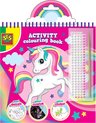 foto van SES - Doe kleurboek glitter 3 in 1 - glitter scratch, diamond painting en kleurplaten - met glitters stickers en houten scratch pen