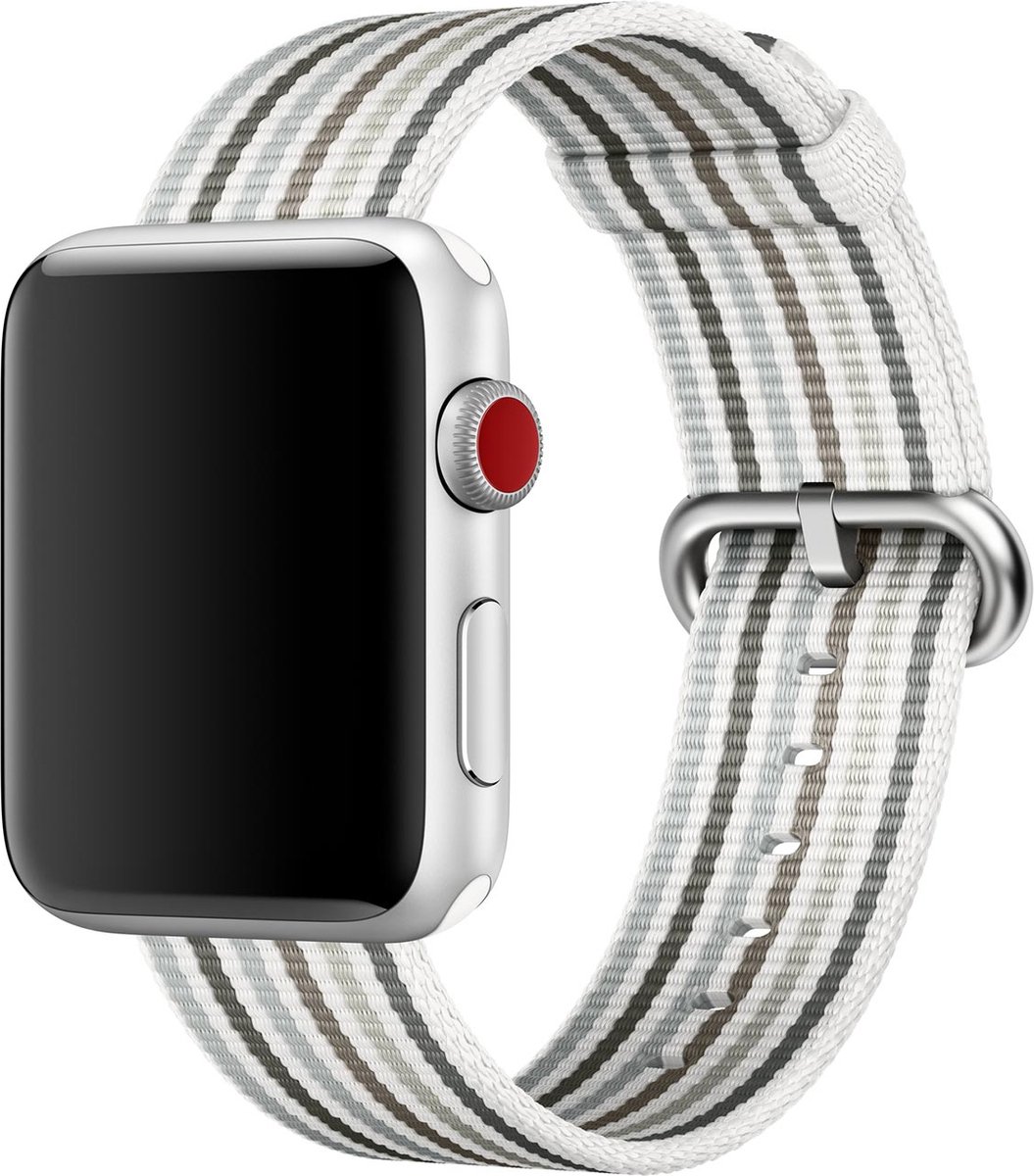 Apple Woven Nylon Apple Watch 42mm / 44mm / 45mm / 49mm Gray Stripe