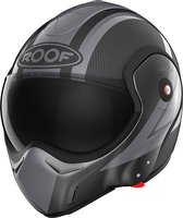 ROOF BoXXer Carbon Dart Donker Zilver Systeemhelm - Maat S - Helm