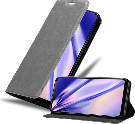 Cadorabo Hoes Voor LG V30 / V30+ – Zwart, Bookstyle Met Kaartvak, Standfunctie En Magnetische Sluiting, Inclusief TPU-bumper