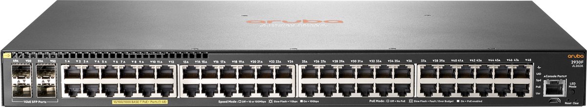 HPE Aruba 2930F 48G PoE+ 4SFP - switch