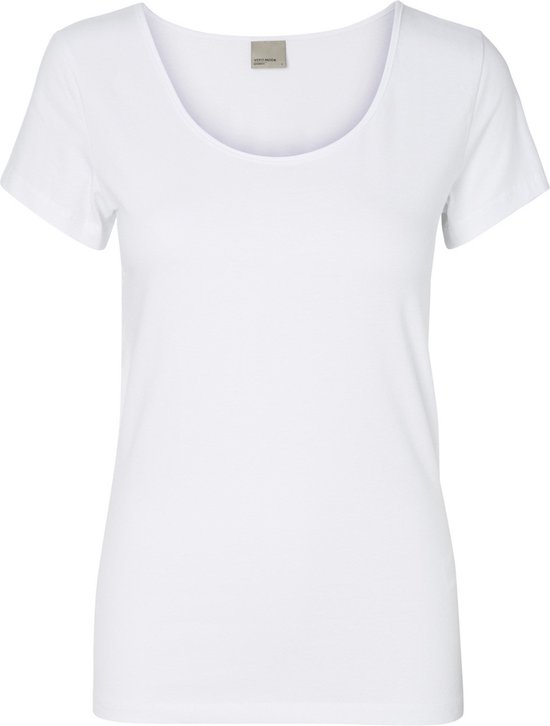 T-Shirt Femme Vero Moda VMMAXI MY SOFT SS U-NECK NOOS - Taille XS