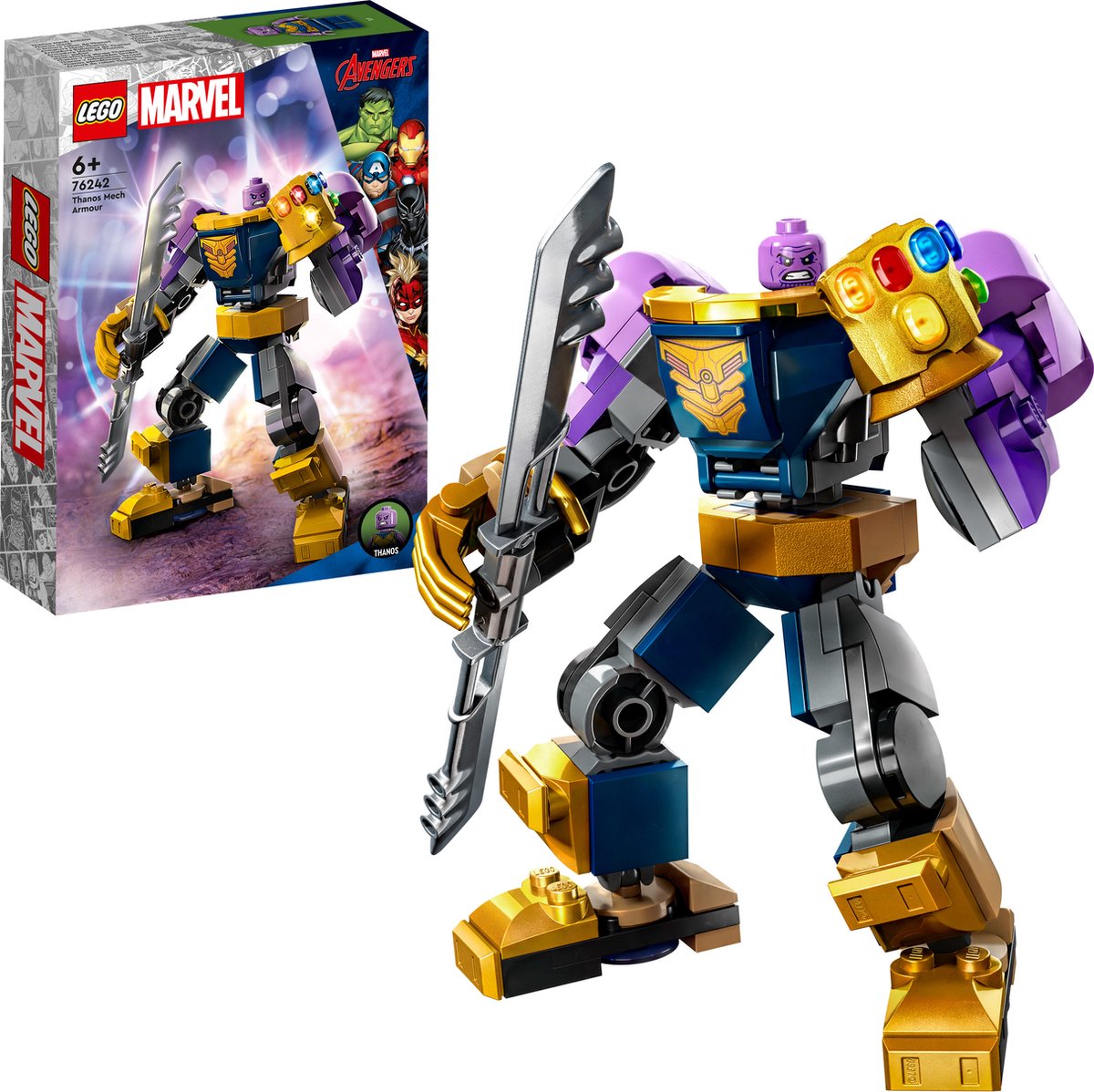 LEGO Marvel Avengers Marvel Thanos mechapantser - 76242 — afbeelding 18