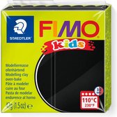 Fimo kids Plasticine 42g Zwart 1stuk(s) materiaal voor pottenbakken en boetseren