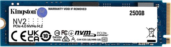 Kingston NV1 SSD M.2 NVME PCIe Capacité 250 Go