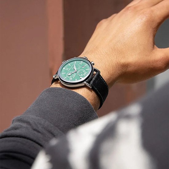 Timex Intelligent Quartz® Tide-Temp-Kompas 45 mm siliconen band horloge T2N720 : Timex