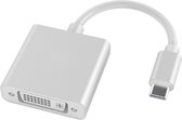 Techvavo® USB C naar DVI Adapter - USB 3.1 naar DVI-D Converter - Full HD 1080P - Zilvergrijs