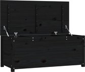 vidaXL-Opbergbox-zwart-110x50x45,5-cm-massief-grenenhout