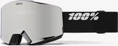 100% Ski Goggles Norg - Black/Silver - Silver Mirror Lens - L