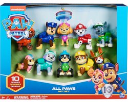 foto van PAW Patrol 10e verjaardag - Alle poten aan dek-cadeauset met 10 PAW Patrol-speelfiguren
