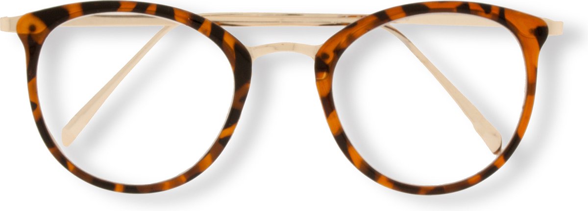 Noci Eyewear TCU353 Vernazza Leesbril +2.50 - Goudkleurig frame - Tortoise montuur