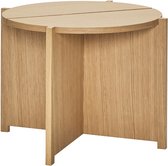 HÜBSCH INTERIOR - Table d'appoint ronde DASH en chêne FSC® - ø55xh40cm