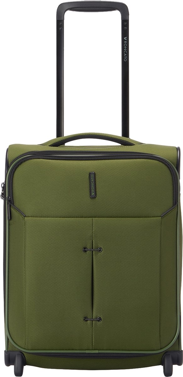 Roncato Handbagage zachte koffer / Trolley / Reiskoffer - Ironik - 45 cm - Groen