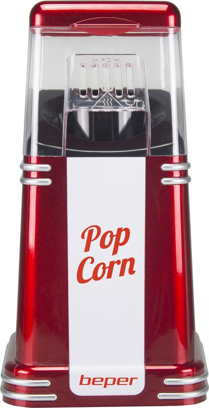Beper Popcorn maker Popcorn maker Rood - 1200 Watt